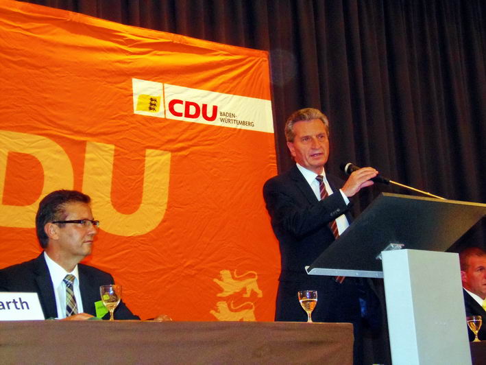 Peter Hauk und Gnther H. Oettinger