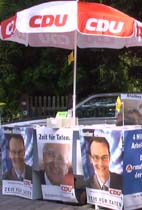 Bilder vom Infostand der CDU Maulbronn am Klostertor