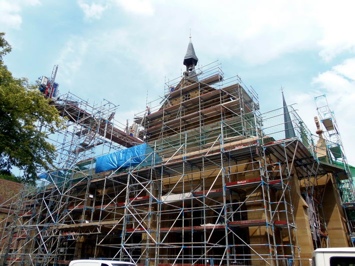 auen noch eingerstet - die Klosterkirche