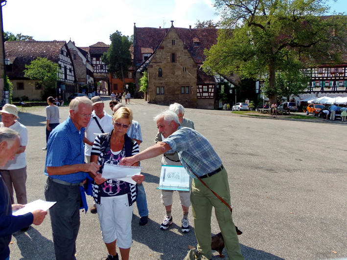 Informationen vor dem Start durch Dr. Friedrich Schlecht