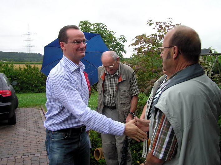 Begrung der Teilnehmer durch MdB Gunther Krichbaum