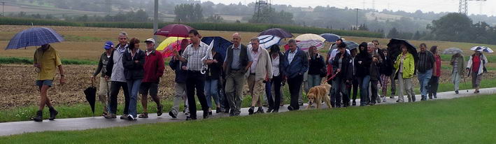 die komplette Wandergruppe