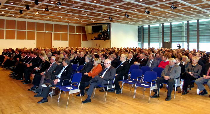 die Besucher beim Neujahrsempfang im CCP