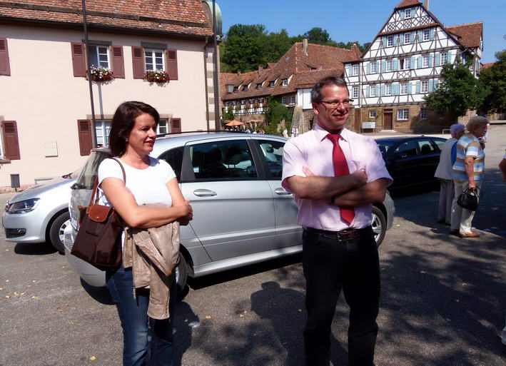 im Klosterhof beim Rathaus