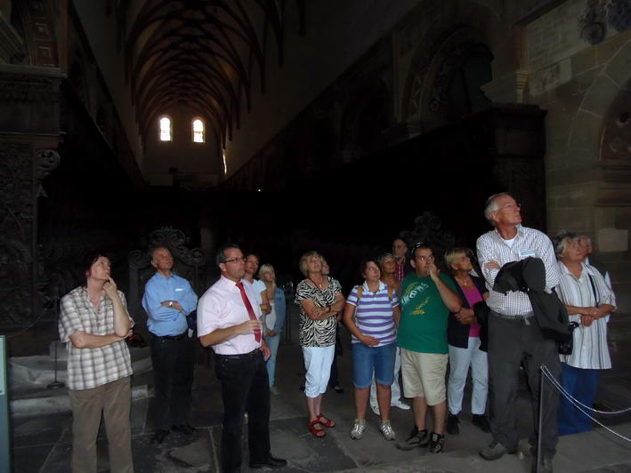 in der Klosterkirche beim Chorgesthl