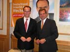 Bilder von MdB Gunther Krichbaum und MdB Dr. Friedbert Pflger im Ratskeller Pforzheim