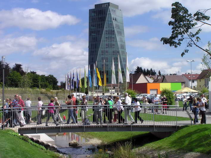 die letzte Brcke innerhalb des LGS -Areals