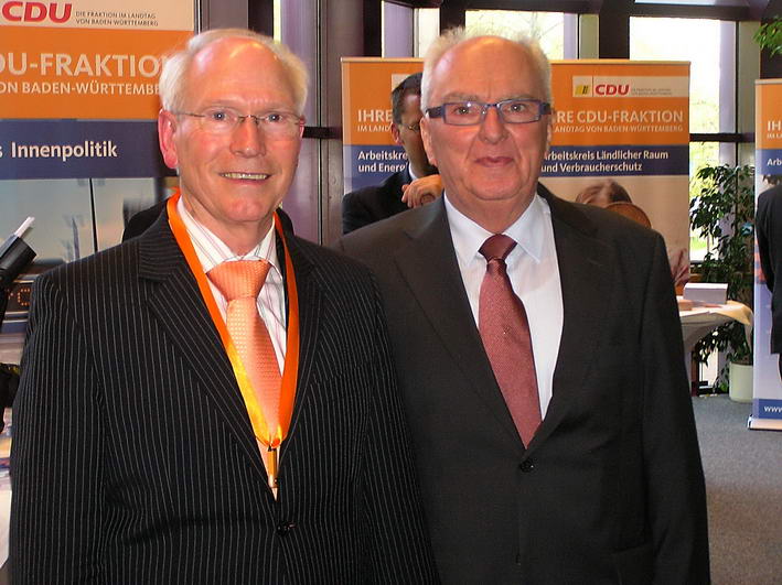 Erhard Knittel und Winfried Scheuermann