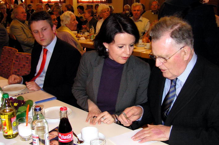 Martin Gegenheimer, Viktoria Schmid und Erwin Teufel