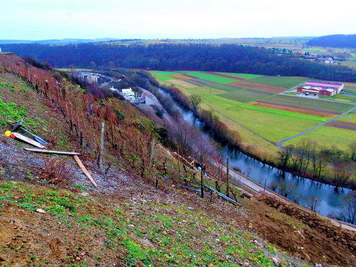 die Enz - Flussrichtung Vaihingen/Enz